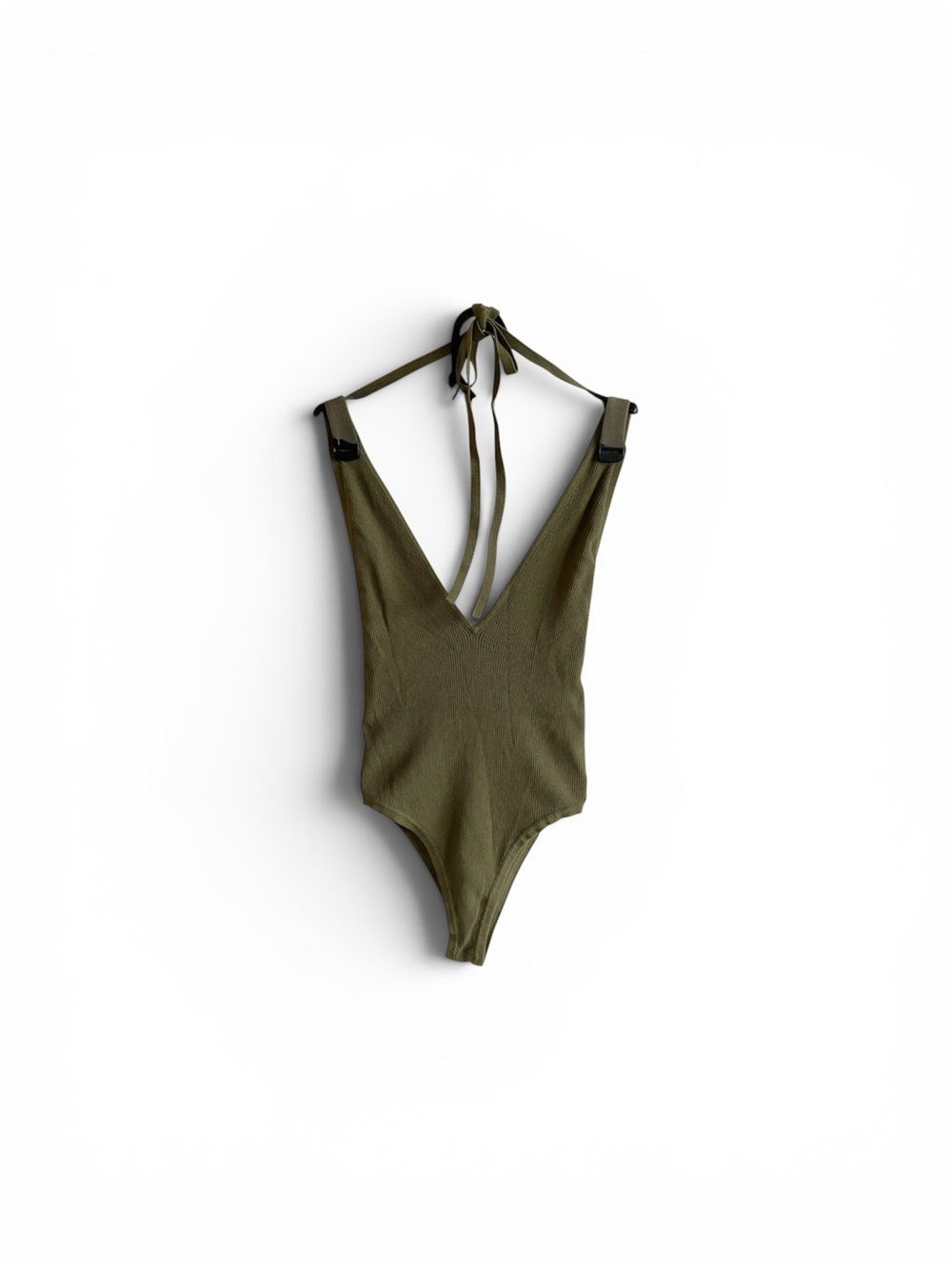 Live The Process XS Safari Sleuth Olive Enchanted Myth Halter One-Piece Bandeau